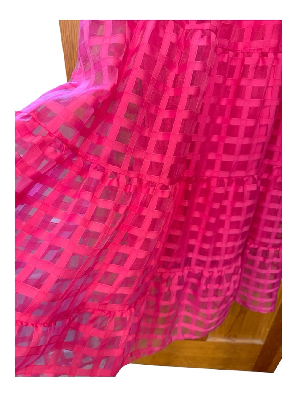 PrettyGarden  pink puff sleeve  maxi dress - Picture 7 of 9